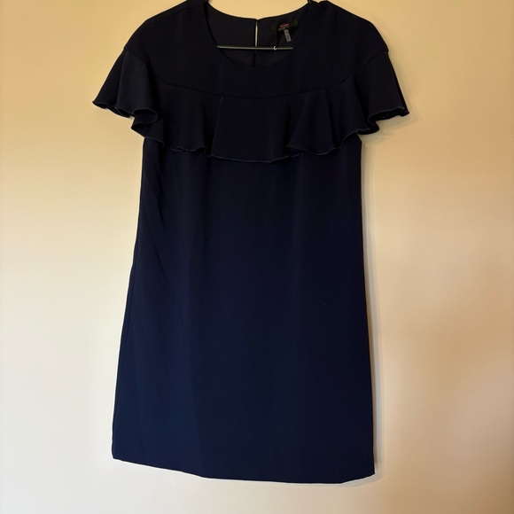 Trina Turk Midnight Blue Ruffle Dress - Picture 1 of 3